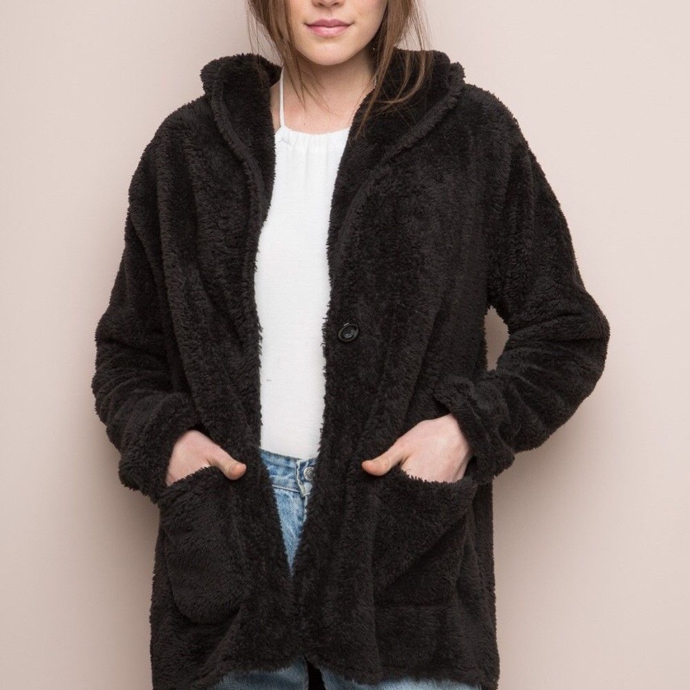 RARE Black Tessi Coat